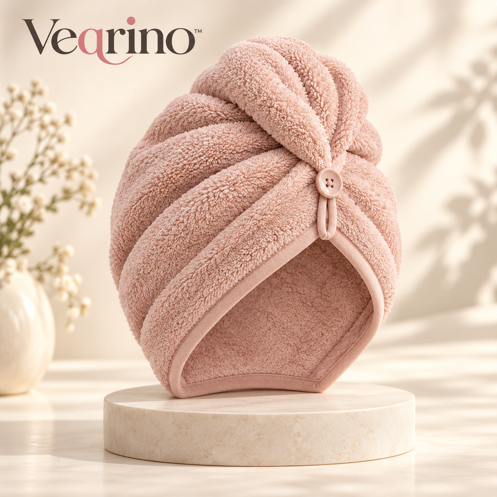Veqrino™ CloudWrap Quick-Dry Hair Towel
