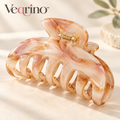 Veqrino™ Blush Marble Acetate Claw Clip