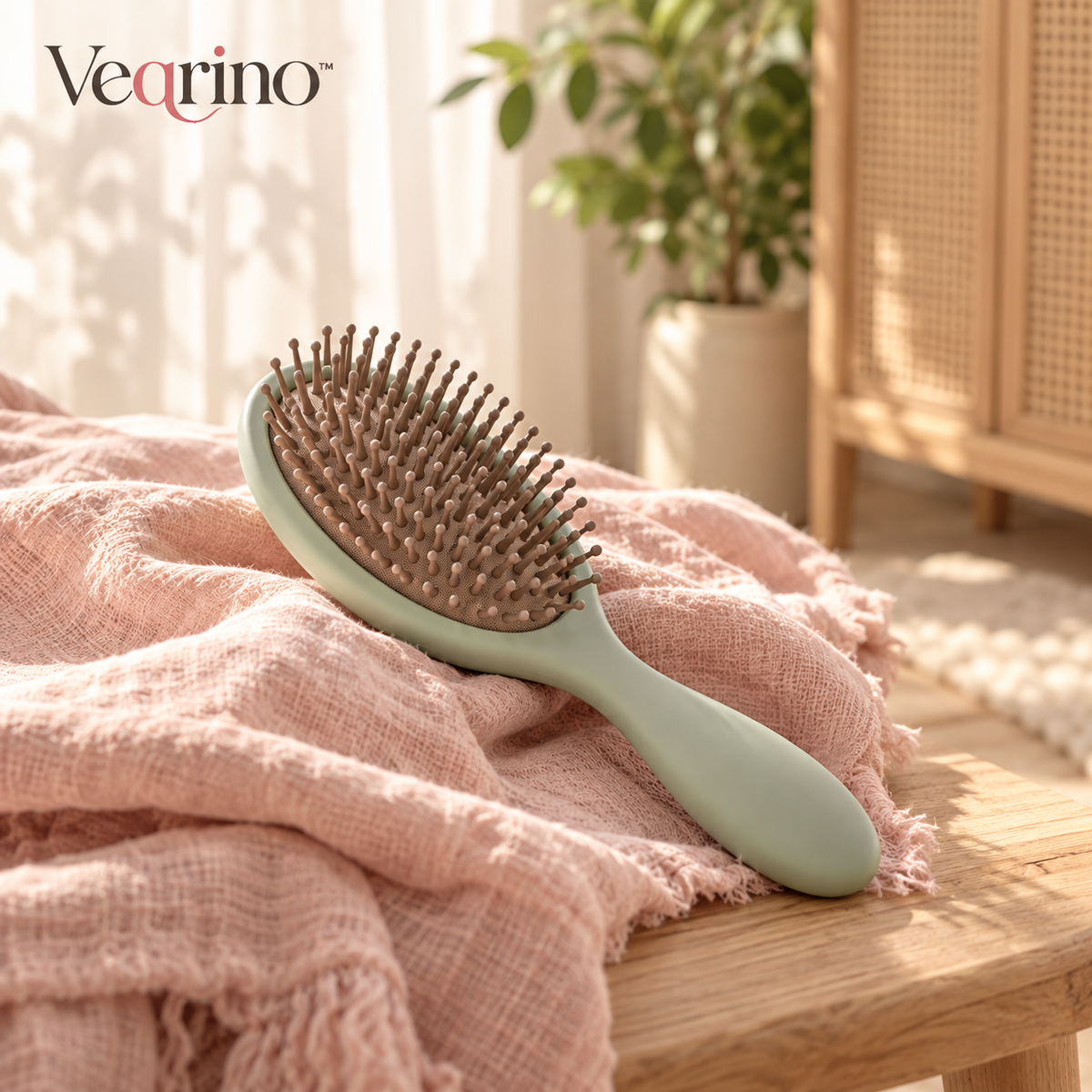 Veqrino™ GentleGlide Detangling Cushion Brush