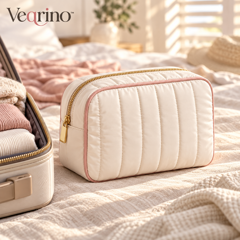 Veqrino™ SoftForm Quilted Toiletry Bag