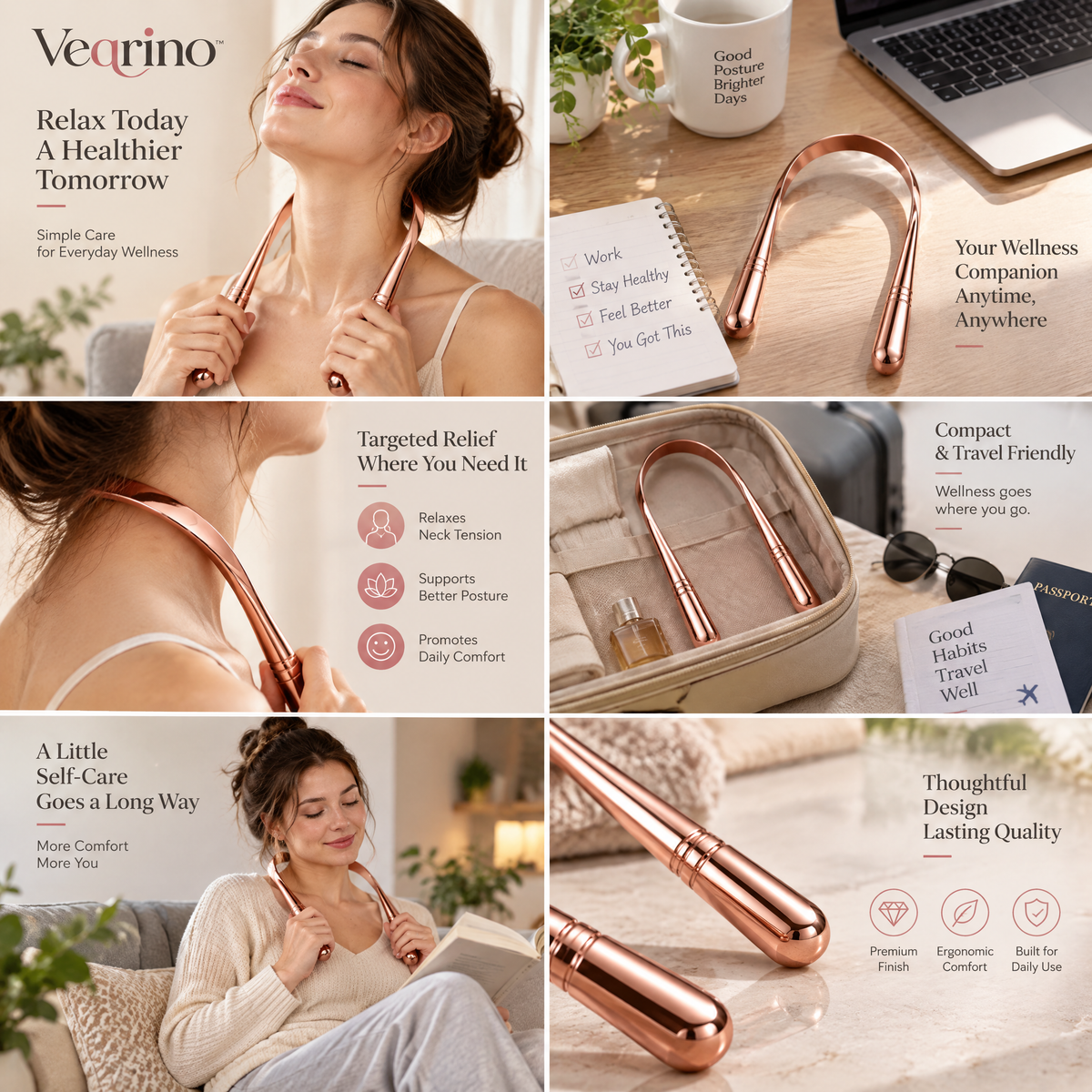 FlexRelief rounded massage head detail